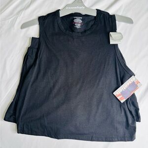 Essentials Women’s Black Sleeveless Modal Tank and Boxers Set | NWT